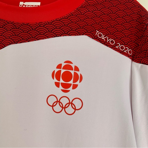 NWT Authentic CBC Radio-Canada 2020 Tokyo Olympics CANADA short sleeves t-shirt - Picture 3 of 11